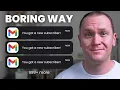 3 Boring But EASIEST Steps To Get 1 000 Email Subscribers