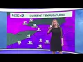 Storm Team 2 Mostly cloudy with temps in the teens Monday afternoon