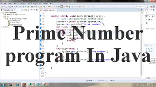 Prime Number Program In JAVA Interview Coding Questions