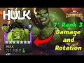 Download Lagu HULK - DAMAGE \u0026 ROTATION SHOWCASE! - 7* RANK 3