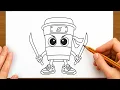 Download Lagu How to Draw Cappuccino Assassino Easy | Italian Brainrot|Draw Cappuccino Assassino Easy Step by Step