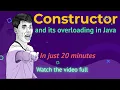 Constructor and its overloading in Java With Notes and Practical Programs Eclipse screen sharing