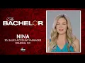 Meet Nina - The Bachelor