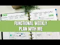 Functional Weekly Plan With Me Hourly Planner