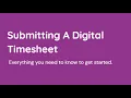 4-Weekly Digital Timesheet Guide