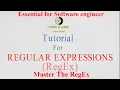 Regular expression tutorial Regex tutorial Step by step learn the basics of regex