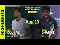 Aziz Dougaz vs Manas Dhamne Highlights Astana 2026 Round of 16