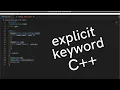 What is Explicit Keyword in C