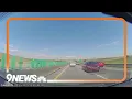 Driver flees traffic stop goes wrong way on I-25 strikes multiple vehicles sheriff s office says