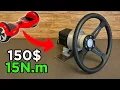 Building my own 15NM FFB direct drive steering wheel from an old hoverboard