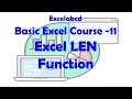 Excel Character Counter 11 Mastering the LEN Function for Text Analysis