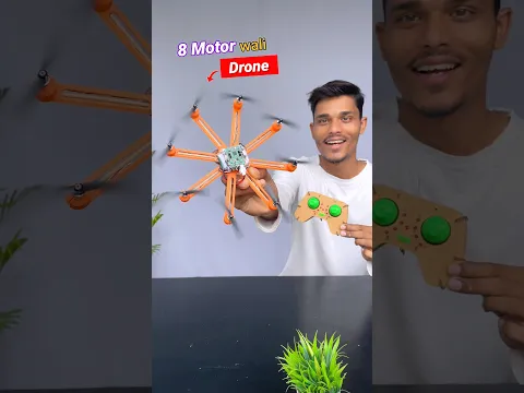 I Made Octacoptor drone 🚀 8 Motor wali