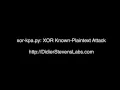 xor-kpa py XOR Known-Plaintext Attack