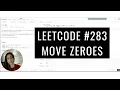 MOVE ZEROES problem - Leetcode