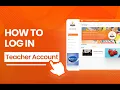 Teacher Module 1 How to Login