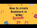 How to Make a Bookmark in HTML Creating Bookmarks HTML Link Create a Bookmark