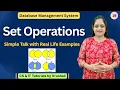 DBMS 19 SQL Set Operations with Examples