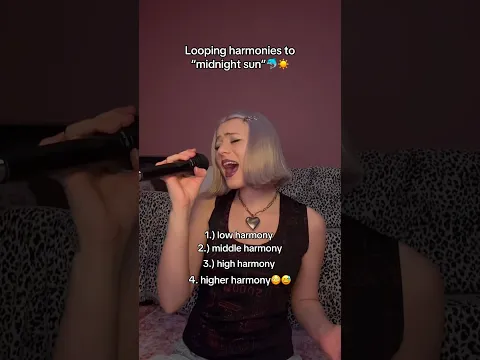 is this loud enough??😛 might be my favorite loop I’ve done so far!⭐️ #singer #vocalist #harmony