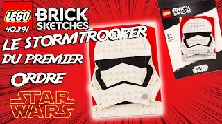 Le Stormtrooper du Premier Ordre LEGO Brick Sketches 40391 La Review en Français