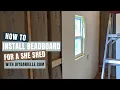 Installing Beadboard without Drywall Behind It Walk Through