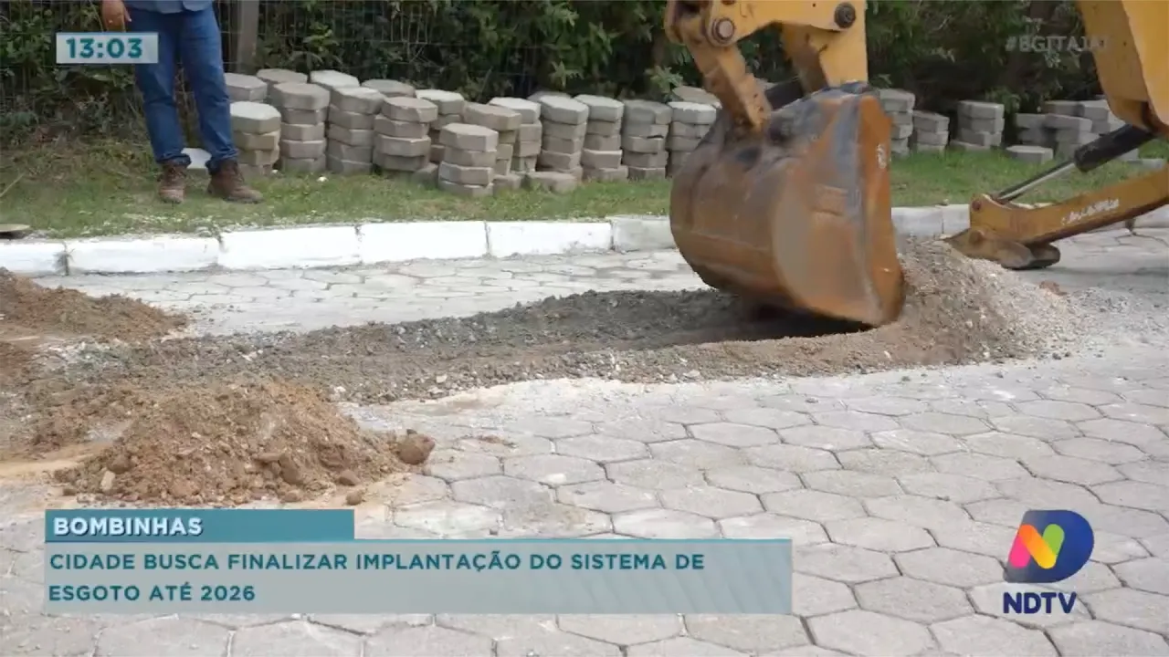 Cidade de Bombinhas busca finalizar implantação do sistema de esgoto até 2026