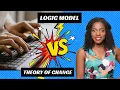 Logic Model versus Theory of Change