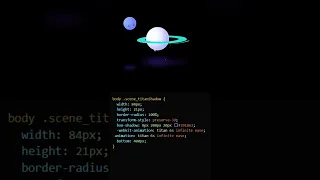 Create a Stunning Neptune Animation with HTML CSS