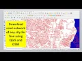 How to Download Road Network of any City for free using QGIS and OSM