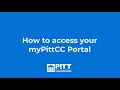 How to Access myPittCC portal CC