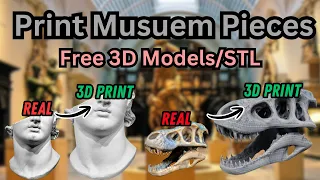you can 3d print real museum artifacts free stl files 
