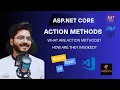 ASP NET Core 5 - Action Methods Explained in 6 mins Beginner to Pro HashCodersClub