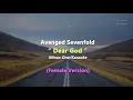 Download Lagu Avenged Sevenfold - Dear God | Karaoke - Piano Violin (Female Key/Nada Wanita)
