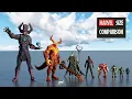 Download Lagu MARVEL Size Comparison | 3d Animation Comparison (60 fps)