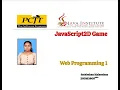 JavaScript 2D Game Development Java Institute Sachinthani Kularathna