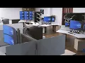 Atdec modular mounts for trading desks