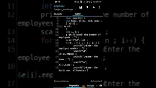 C program to generate payroll for employees
