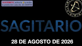 Horóscopo Diario - Sagitario - 28 de Agosto de 2026.