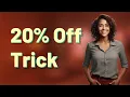 How Can You Quickly Estimate 20 Off Without Exact Math
