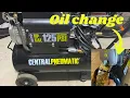 How to Change the Oil in a Central Pneumatic 8 Gallon Air Compressor Harbor Freight Air Compressor