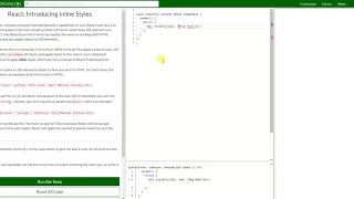 REACT Introducing Inline Styles 37