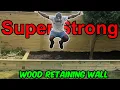 How To Build a Wood Retaining Wall Super Strong and Easy Garden Retaining Wall
