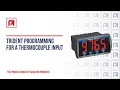 Process Instrument Solutions - Trident Programming for a Thermocouple Input