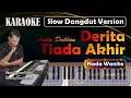 Derita Tiada Akhir | Karaoke Anita Dahlan | Nada Wanita | Slow Dangdut Version | SiKeCe | Lirik