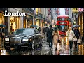 Lagu London's West End Area Rainy Walking Tour | How The Rain Makes London Alive! True [4K] | Rain ASMR