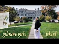 cozy fall vlog staying at the inn that inspired gilmore girls