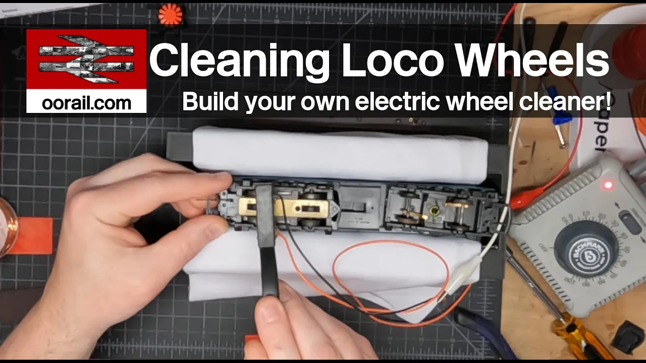 Cleaning Loco Wheels - How to build a wheel cleaning brush