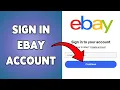 How To Sign In eBay Account 2025 Log Into Your eBay Profile