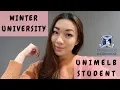 VLOG STUDENT AT UNIMELB INTENSIVE SUBJECT