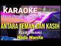 Download Lagu ANTARA TEMAN DAN KASIH - Riza Umami | Karaoke nada wanita | Lirik