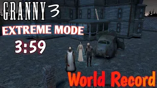 granny 3 extreme mode 3 59 glitchless wr